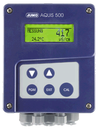 Измерительный преобразователь/регулятор для индуктивного измерения электропроводности, концентрации и температуры.