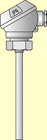 Вставной термометр сопротивления с присоединительной головкой формы J